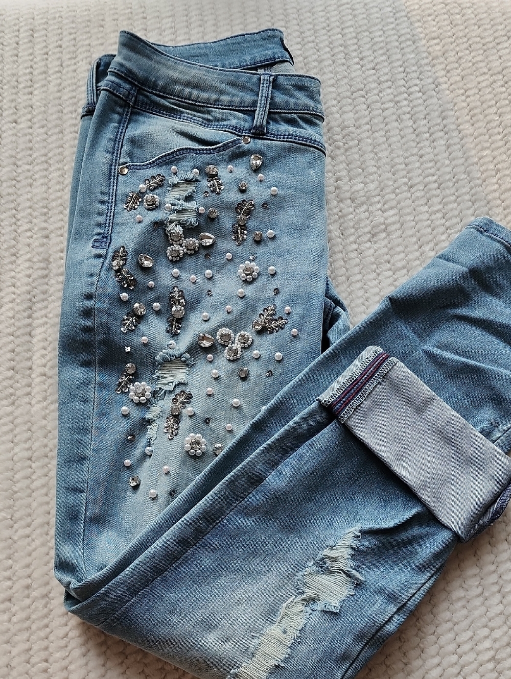 Bebe Soft Blue Jeans